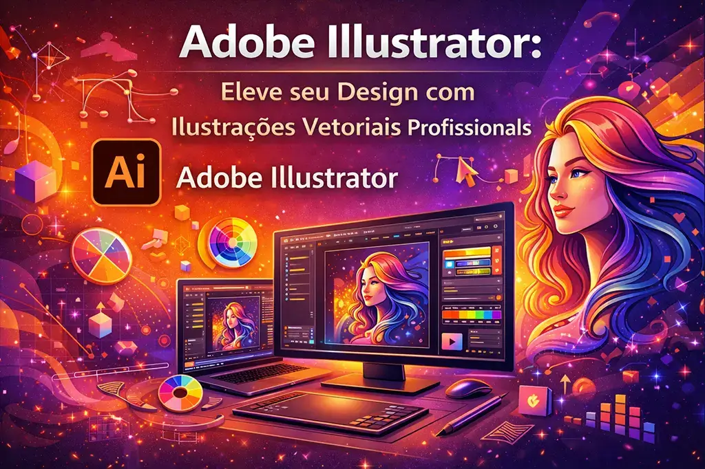 Adobe Illustrator: Eleve seu Design com Ilustrações Vetoriais Profissionais